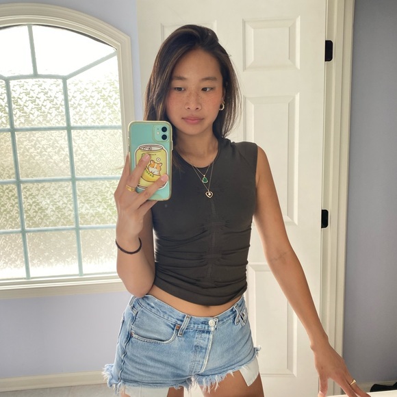 UNIF Tops - Les Petites Bombes stretchy jersey top